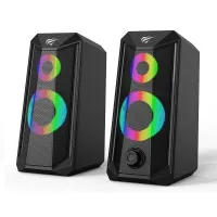 HAUT PARLEUR HAVIT SK202BT ENCEINTES GAMING RGB BLUETOOTH + JACK 3.5mm NOIR