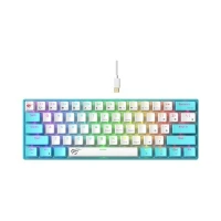 CLAVIER MECANIQUE HAVIT KB903L 60% RGB RED SWITCH WHITE/BLUE