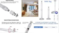 LisSupport Data Show MINI Extensible 55cm 3kG