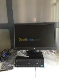 HP ELITE DESK 800 G1 I5 + 23 Pouces HP Compaq Avec Rétroéclairage LED