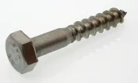 Tirefond à bois inox Din571