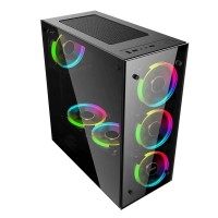 مزودات-الطاقة-و-صناديق-boitier-gaming-hybrok-hellfast-argb-atx-4-ventilateurs-noir-باب-الزوار-الجزائر