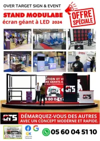 Vente & location écrans géants à LED / conception stand modulable   