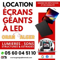  location et vente d'écrans géants à LED et matériel de sonorisations et lumières