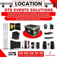  location écrans géants à led et  matériel de sonorisation