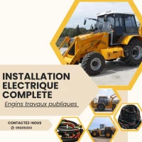Installation electrique complete Engins Travaux Publiques ENMTP