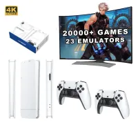 jeu vidéo 4k Rétro +20000 Jeux classiques HD 4K avec 2 manette sans fil