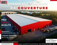 PANNEAU SANDWICH TOITURE l USINE DIRECTE | ISOLATION THERMIQUE GARANTIE