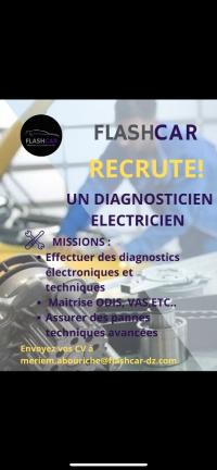 ميكانيك-السيارات-recrutement-diagnosticien-electricien-flash-car-staoueli-سطاوالي-الجزائر