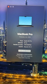 MacBook Pro m3 pro 18 gb 1tr 100%