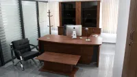 BUREAU PDG ROMA 1.80M 2.00M 2.20M EN MDF AVEC CAISSON ET RETOUR 