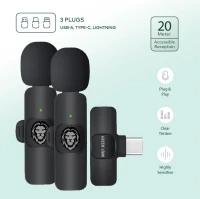 GREEN LION MICROPHONE 3 IN 1 WIRELESS