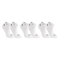 KIPRUN Lot de 3 chaussettes enfant d'athlétisme blanches tige basse