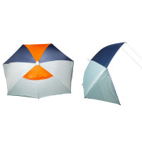 autre-decathlon-parasol-abri-plage-solaire-iwiko-180-menthe-gris-orange-upf50-3-places-bab-ezzouar-cheraga-mohammadia-el-khroub-es-senia-alger-algerie