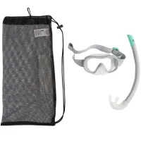 SUBEA Kit de Snorkeling Subea Masque Tuba 100 Jr Enfants Gris