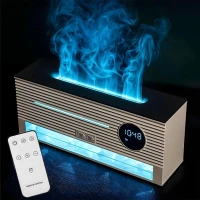 Diffuseur daromathérapie Flame Air à brume de feu avec réveil