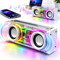 أخر-haut-parleur-bluetooth-53-transparent-enceinte-sans-fil-avec-lumieres-led-البليدة-الجزائر