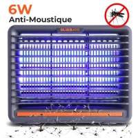 Lampe Anti-Moustiques Électrique 6W Double Tube UV