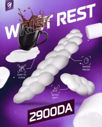 Cloud Wrist Rest (White/Black)