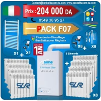 Pack Chaudiere Sime Brava go 25kw à ventouse F1/F2/F3/F4/F5/F6 made in Italy 