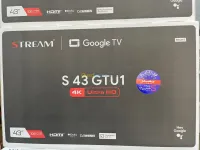 TV STREAM 43" 4K GOOGLE TV