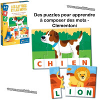 jeux-educatifs-puzzle-des-puzzles-pour-apprendre-a-composer-mots-clementoni-dar-el-beida-alger-algerie