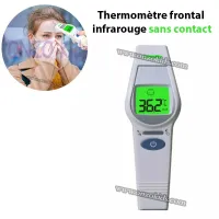 Thermomètre frontal infrarouge sans contact - ALPHAMED