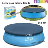 Bâche pour piscine Ronde 244 cm - Intex