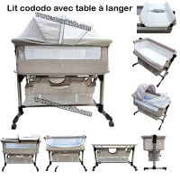 منتجات-الأطفال-lit-cododo-avec-table-a-langer-دار-البيضاء-الجزائر