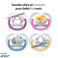 produits-pour-bebe-pack-02-sucette-ultra-air-animals-0-6-mois-avent-philips-dar-el-beida-alger-algerie