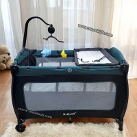 Lit Parc 2 Niveaux pour bébé - DUBOIS
