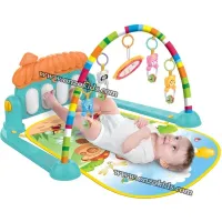 Tapis d'éveil piano pour bébé 4 en 1