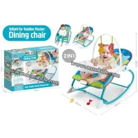 Transat, chaise à manger 2en1 vibrant et musical