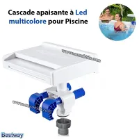 Cascade apaisante à Led multicolore pour Piscine | Bestway