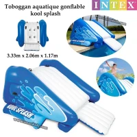 Toboggan Aquatique Gonflable Kool Splash 3.33m x 2.06m x 1.17m - Intex