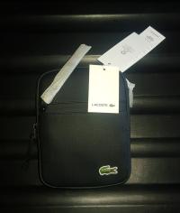 sacoche Lacoste originale cuir venu de France