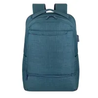 SAC A DOS RIVACASE 8365 NOIR / BLEU 17''