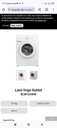 Machine a lavé