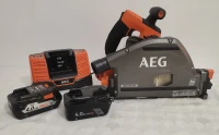 Scie plongeante AEG 18v bruchless 2 batterie 4ah chargeur 