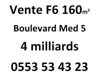 Vente Appartement F6 Alger Alger centre