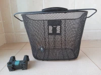 pedale velo + panier velo