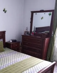 Commode coiffeuse en hêtre 