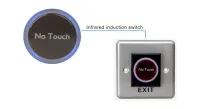 Bouton poussoir NO TOUCH POUR CONTROLE D'ACCES MT-INT02