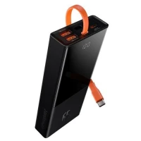 Baseus Power Bank PD 65W USB C avec câble de charge intégré