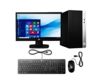 PC DE BUREAU RYZEN 3 PRO 2500 / 8G / 128 SSD+ 500G HDD  / ECRAN 19 ETAT NEUF