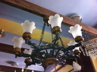 Lustre en fer forgé