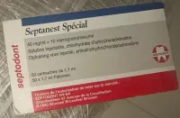 Anesthésique dentaire injectable Septodont