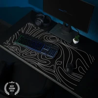 Tapis De Souris XXXL Black Abstract