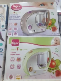 Robot mixeur cuiseur vapeur une seule lame Mini chef Tigex