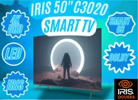 TV IRIS 50 C3020 SMART OS +NETFLIX 50POUCES UHD 4K